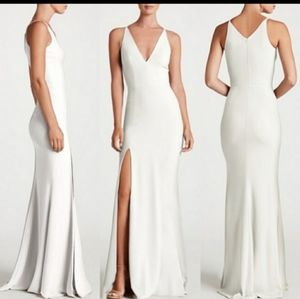 SOld off white trumpet gown Iris